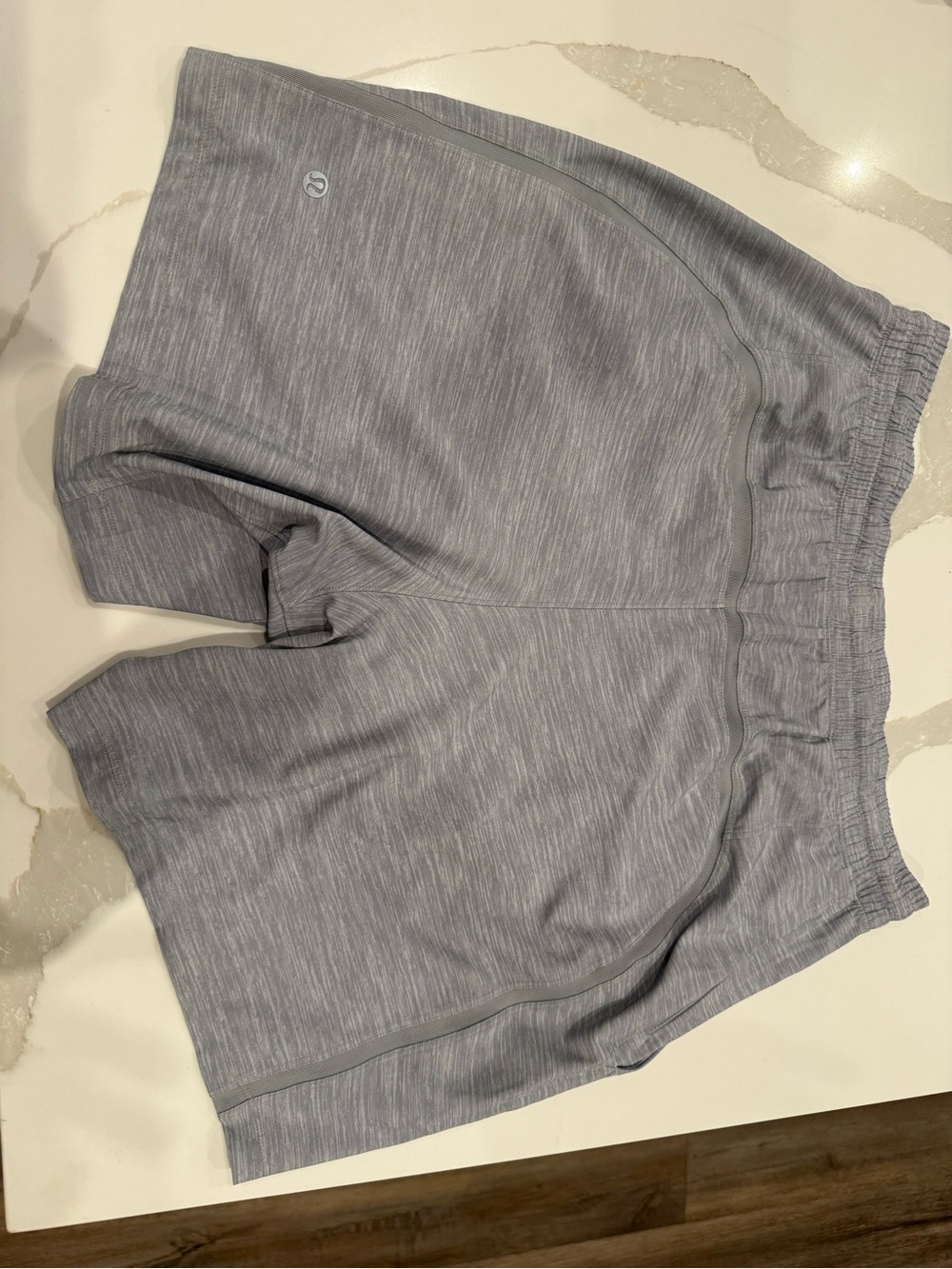 Lululemon Men’s Grey Heather Performance Shorts 7” Inseam